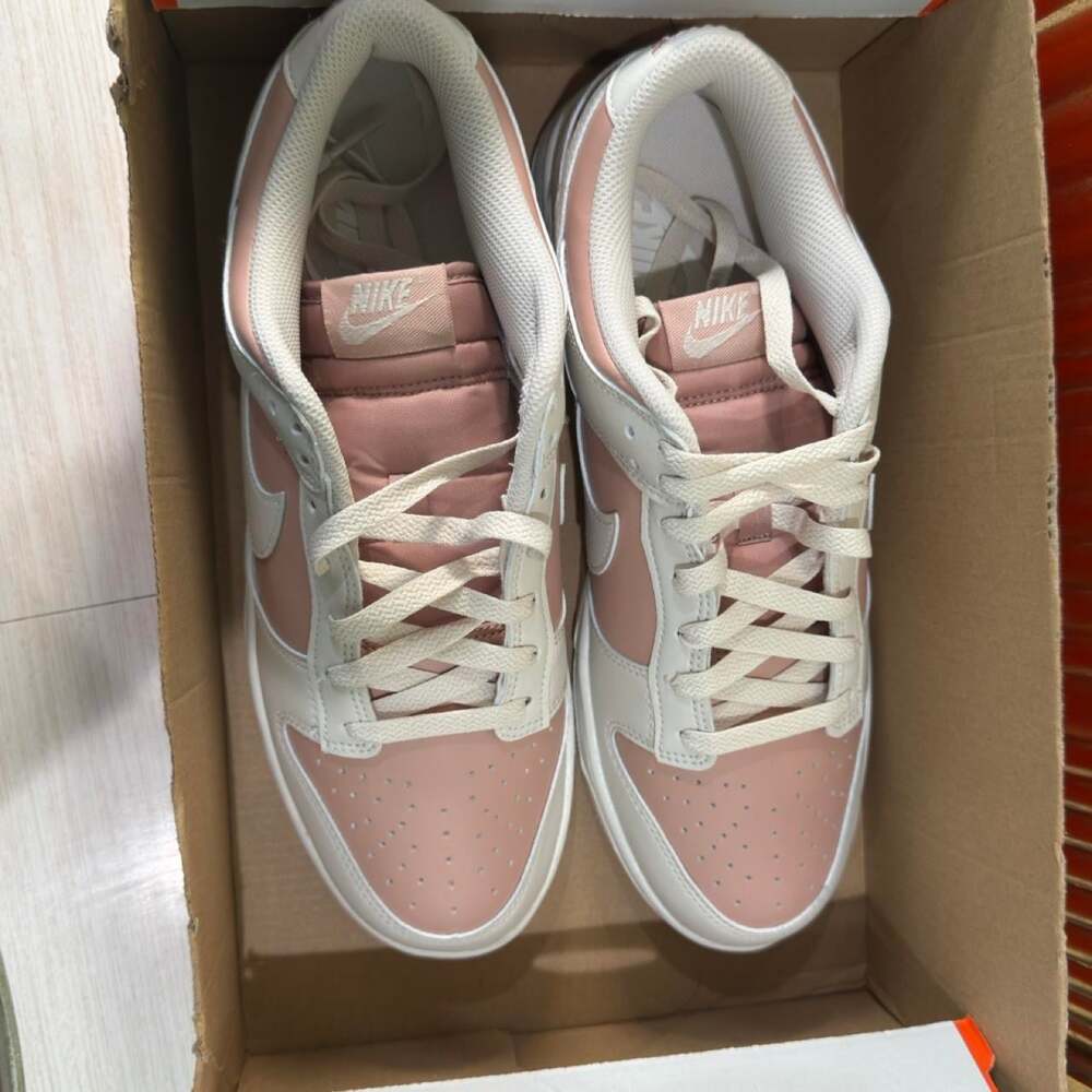 Nike Dunk Low Particle Pink Rosewood Women’s Sneakers – Size 11 - Picture 4 of 8